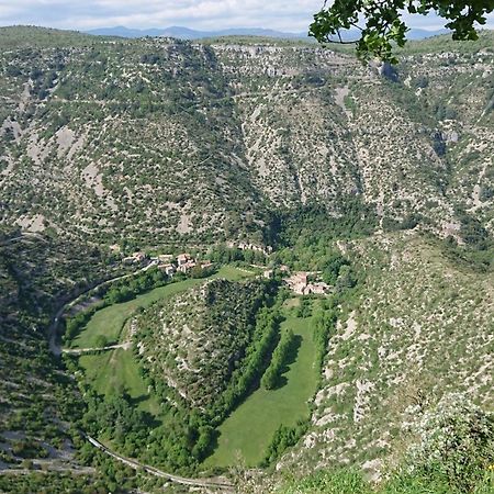 Gite En Cevennes Du Sud, Bergerie Restauree Au Rez De Jardin D'Une Bastide Avec Piscine, Vue Exceptionnelle, Authenticite Et Confort Saint-Laurent-le-Minier Exteriör bild
