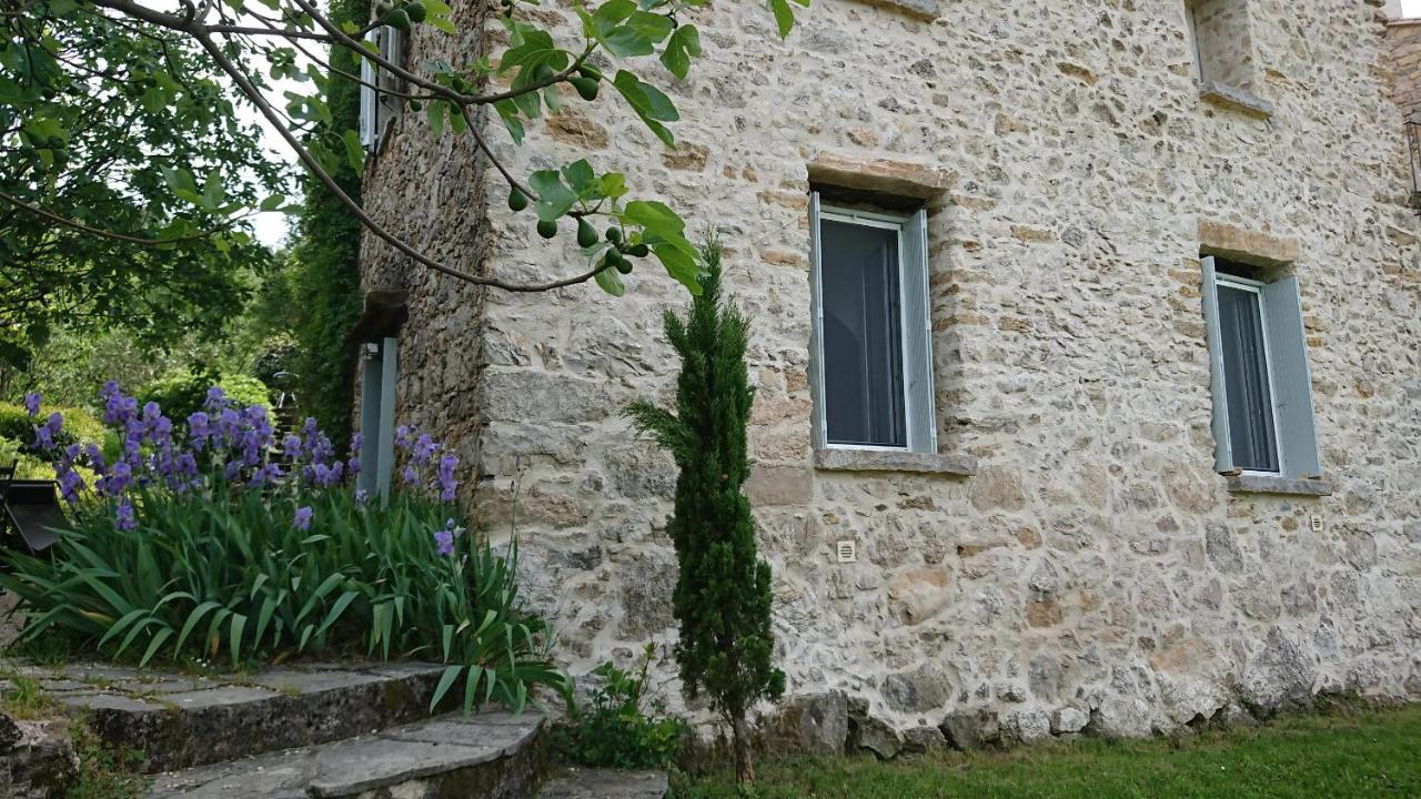 Gite En Cevennes Du Sud, Bergerie Restauree Au Rez De Jardin D'Une Bastide Avec Piscine, Vue Exceptionnelle, Authenticite Et Confort Saint-Laurent-le-Minier Exteriör bild