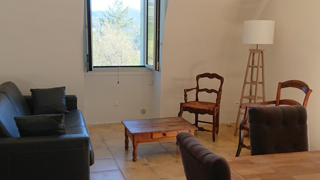 Gite En Cevennes Du Sud, Bergerie Restauree Au Rez De Jardin D'Une Bastide Avec Piscine, Vue Exceptionnelle, Authenticite Et Confort Saint-Laurent-le-Minier Exteriör bild