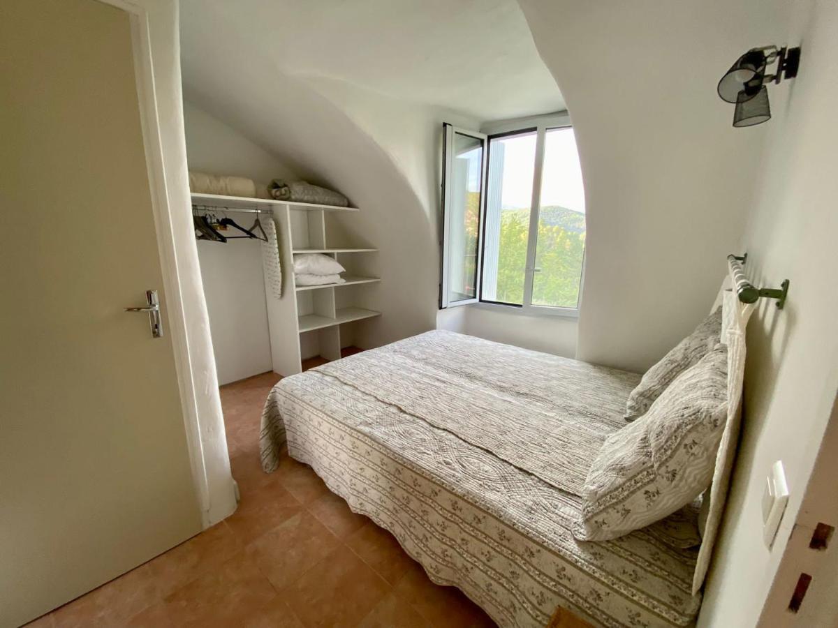 Gite En Cevennes Du Sud, Bergerie Restauree Au Rez De Jardin D'Une Bastide Avec Piscine, Vue Exceptionnelle, Authenticite Et Confort Saint-Laurent-le-Minier Exteriör bild