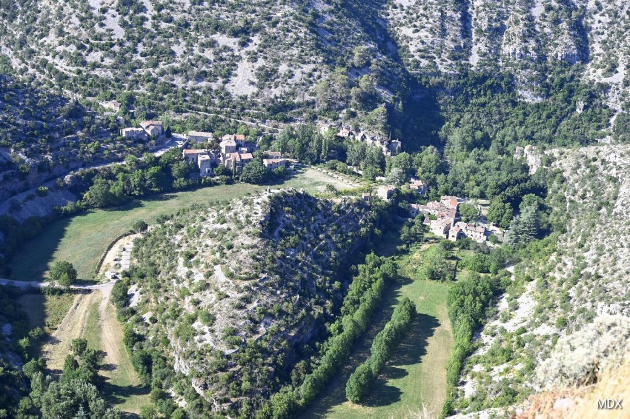 Gite En Cevennes Du Sud, Bergerie Restauree Au Rez De Jardin D'Une Bastide Avec Piscine, Vue Exceptionnelle, Authenticite Et Confort Saint-Laurent-le-Minier Exteriör bild