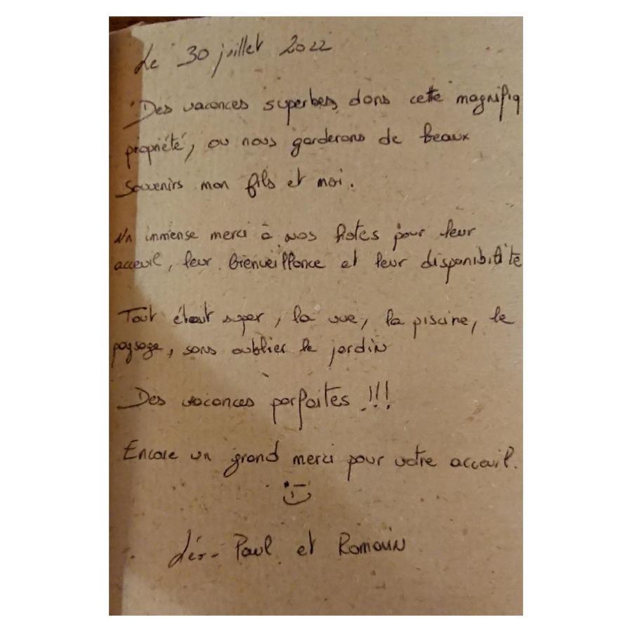 Gite En Cevennes Du Sud, Bergerie Restauree Au Rez De Jardin D'Une Bastide Avec Piscine, Vue Exceptionnelle, Authenticite Et Confort Saint-Laurent-le-Minier Exteriör bild